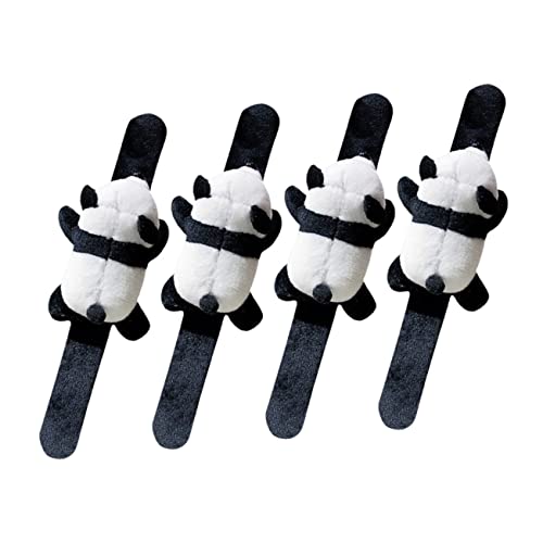 HOMOBABE 4Stücke Teiliges Plüsch Panda Snapping Armband für Lustige Cartoon Handgelenk Accessoires und Langlebig für Partys und HOMOBABE 4Stücke Teiliges Plüsch Panda Snapping Armband für Lustige Cartoon Handgelenk Accessoires und Langlebig für Partys und von HOMOBABE