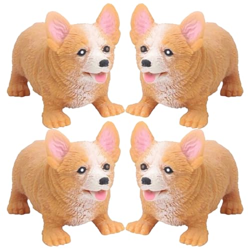 HOMOBABE 4Stücke Teiliges Stressspielzeug für Kleine Hunde Mini Corgi Modell Tragbares Kauspielzeug für Erwachsene für Zuhause und Büro HOMOBABE 4Stücke Teiliges Stressspielzeug für Kleine Hunde Mini Corgi Modell Tragbares Kauspielzeug für Erwachsene für Zuhause und Büro von HOMOBABE