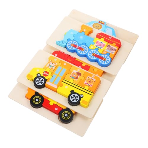 HOMOBABE 5 Sätze Holzpuzzle für Teiliges Lernspielzeug mit Feuerwehr Müllwagen Bus Zug und Polizeiwagen Pädagogisches für Kleinkinder und Hand Auge Koordination HOMOBABE 5 Sätze Holzpuzzle für Teiliges Lernspielzeug mit Feuerwehr Müllwagen Bus Zug und Polizeiwagen Pädagogisches für Kleinkinder und Hand Auge Koordination von HOMOBABE