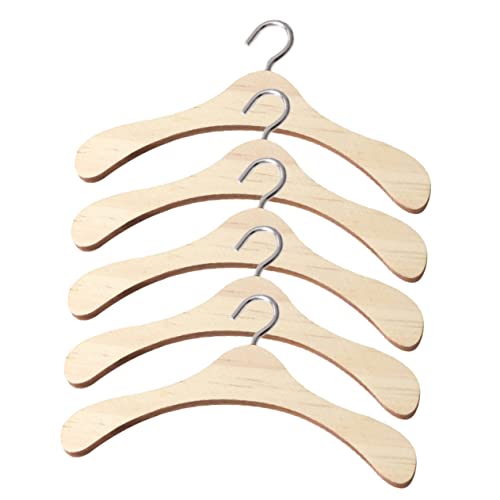 HOMOBABE 5 Stück Holz Puppen Kleiderbügel Puppenzubehör für Ordentliche Aufbewahrung Langlebig und Glatt für Verschiedene Puppengrößen HOMOBABE 5 Stück Holz Puppen Kleiderbügel Puppenzubehör für Ordentliche Aufbewahrung Langlebig und Glatt für Verschiedene Puppengrößen von HOMOBABE
