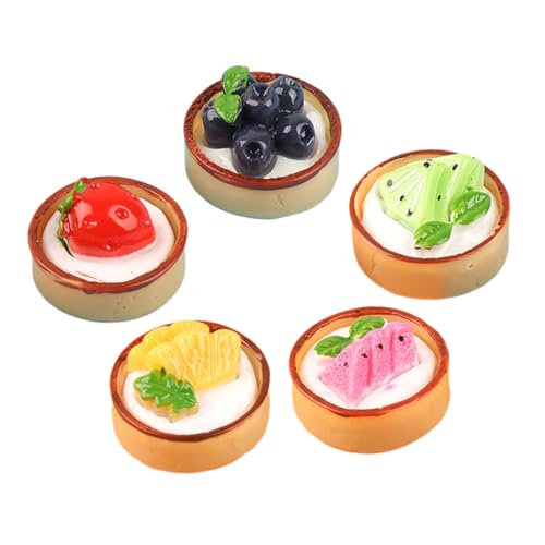 HOMOBABE 5 Stück Künstliche Dekoration aus Resin für Tisch Küche und Fotografie Realistische Fake Cakes für Hochzeit Party und Zuhause von HOMOBABE