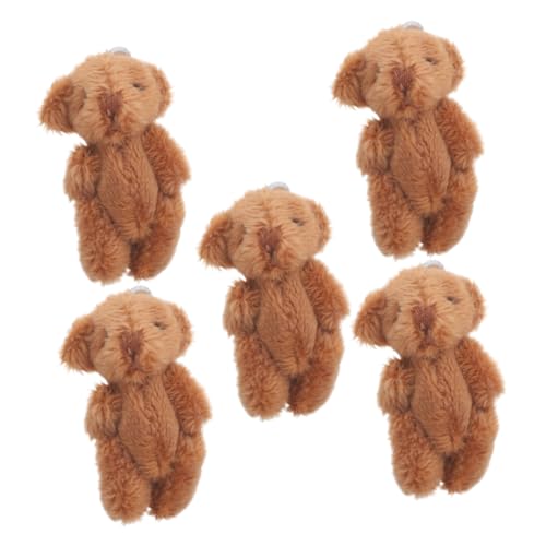 HOMOBABE 5 Stück Mini Plüschbären Schlüsselanhänger Fuzzy Teddybären für Hochzeitsdekoration Geburtstagsfeiern Deko Detaillierte Handwerkskunst und Vielseitig Einsetzbar HOMOBABE 5 Stück Mini Plüschbären Schlüsselanhänger Fuzzy Teddybären für Hochzeitsdekoration Geburtstagsfeiern Deko Detaillierte Handwerkskunst und Vielseitig Einsetzbar von HOMOBABE