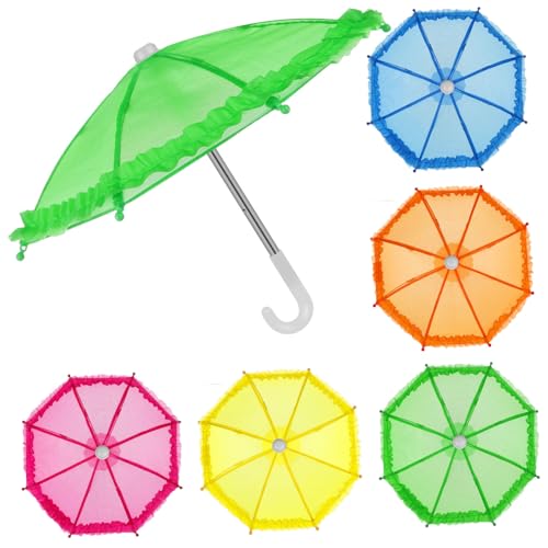 HOMOBABE 5 Stück Teiliges Mini Regenschirm für Puppendekoration Verstellbarer Miniatur Regenschirm für Sonnige und Regnerische Tage für Kreative Fotorequisiten und Miniatur Landschaften HOMOBABE 5 Stück Teiliges Mini Regenschirm für Puppendekoration Verstellbarer Miniatur Regenschirm für Sonnige und Regnerische Tage für Kreative Fotorequisiten und Miniatur Landschaften von HOMOBABE
