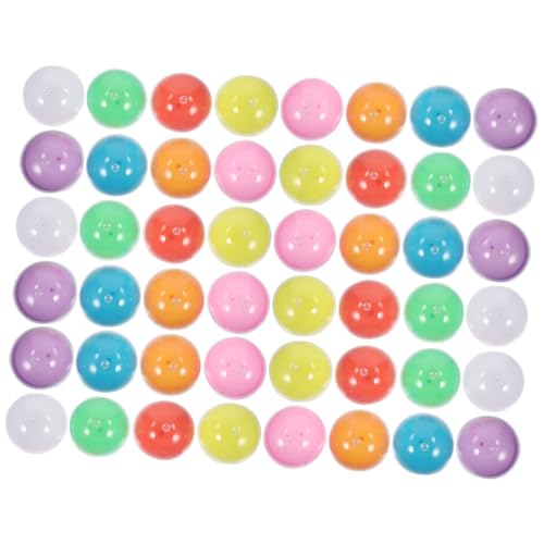 HOMOBABE 50 Stück Halbtransparente Leichte Losekugeln aus Robustem Vielseitig Einsetzbar für Tombolas Partyspiele Gewinnspiele für Automaten und Interaktive Events von HOMOBABE