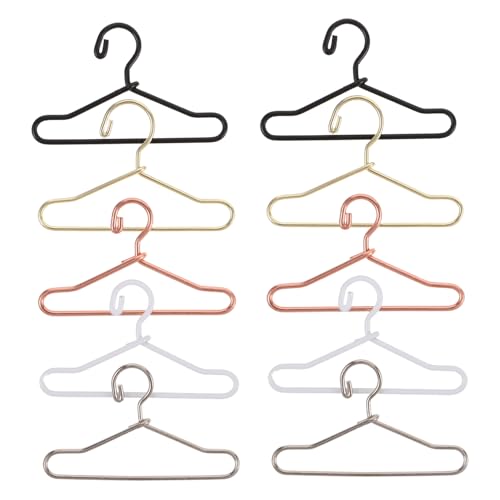 HOMOBABE 50 Stück Mini-kleiderbügel Für Puppen: Mini-kleiderbügel Für Puppenkleidung – Kompaktes Und Stilvolles Puppenhaus-zubehör Zum Präsentieren Von Outfits von HOMOBABE