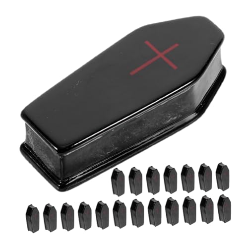 HOMOBABE 50 Stück Miniatur Sarg Deko Set aus Robustem Harz Detailreiche Halloween Mini Coffin Ornamente für Puppenhaus Mikro Landschaft Kreative Grabschmuck Figuren für Büro Party und HOMOBABE 50 Stück Miniatur Sarg Deko Set aus Robustem Harz Detailreiche Halloween Mini Coffin Ornamente für Puppenhaus Mikro Landschaft Kreative Grabschmuck Figuren für Büro Party und von HOMOBABE