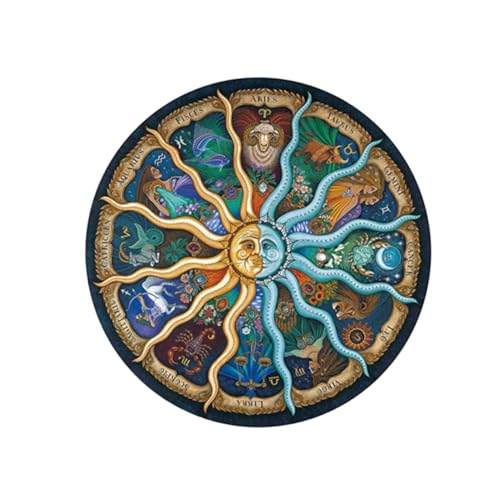 HOMOBABE 500Stücke Papier Puzzle für Erwachsene Teile Zodiac Puzzle mit Bunten Designs Pädagogisches für Kreative für Entspannende Stunden und Familienaktivitäten HOMOBABE 500Stücke Papier Puzzle für Erwachsene Teile Zodiac Puzzle mit Bunten Designs Pädagogisches für Kreative für Entspannende Stunden und Familienaktivitäten von HOMOBABE