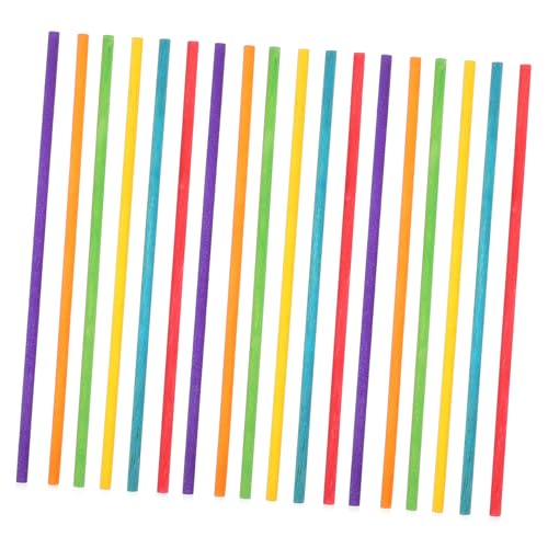 HOMOBABE 50Stücke Rhythmus Stäbe Aus Holz Musikinstrumente Für Musikunterricht Und Kreative Rhythmusübungen von HOMOBABE
