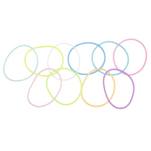 HOMOBABE 50Stücke Silikon Jelly Armbänder Leuchtend für Partys Haarbindungen für Mädchen Nachtlicht Armband im Jahre Stil Bunte Flexible Handgelenkbänder HOMOBABE 50Stücke Silikon Jelly Armbänder Leuchtend für Partys Haarbindungen für Mädchen Nachtlicht Armband im Jahre Stil Bunte Flexible Handgelenkbänder von HOMOBABE