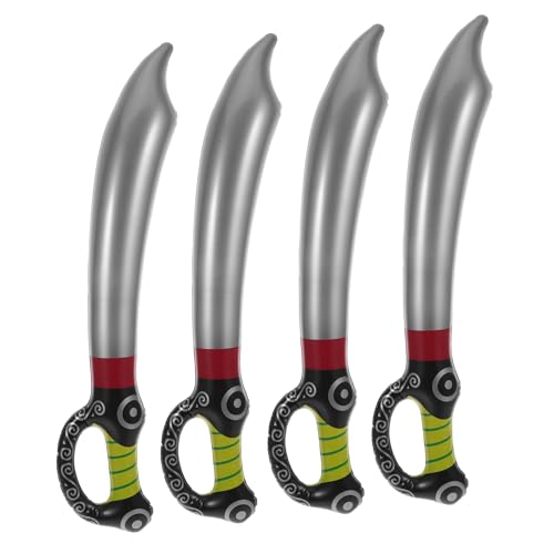 HOMOBABE Aufblasbare Piratenschwerter 5 Stück für Kinder Cartoon Spielzeug Halloween Piraten Cosplay Partyzubehör HOMOBABE Aufblasbare Piratenschwerter 5 Stück für Kinder Cartoon Spielzeug Halloween Piraten Cosplay Partyzubehör von HOMOBABE