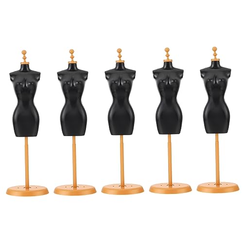 HOMOBABE 5Stücke Puppenkleidungsständer Teiliges für Miniaturpuppen Stabiler Mannequin Modell Displayständer für Puppenkleidung und Zubehör HOMOBABE 5Stücke Puppenkleidungsständer Teiliges für Miniaturpuppen Stabiler Mannequin Modell Displayständer für Puppenkleidung und Zubehör von HOMOBABE