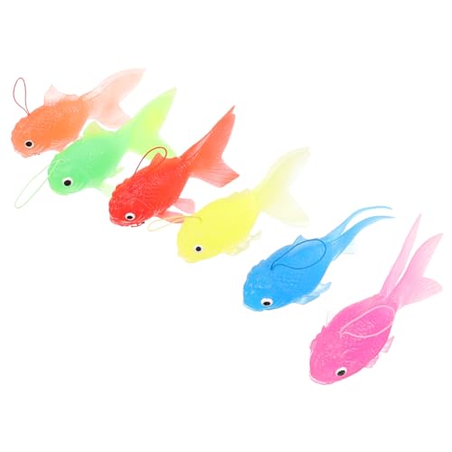 HOMOBABE 6 Stück Großes Goldfischmodellspielzeug Silikondekoration Für Aquarium Fischdekor Für Zu Hause Fischfiguren Aquariendekoration Aquarienlandschaftsdekoration Fisch Zubehör Kieselgel HOMOBABE 6 Stück Großes Goldfischmodellspielzeug Silikondekoration Für Aquarium Fischdekor Für Zu Hause Fischfiguren Aquariendekoration Aquarienlandschaftsdekoration Fisch Zubehör Kieselgel von HOMOBABE
