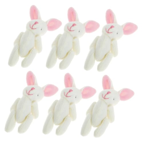 HOMOBABE 6 Stück Kaninchen Plüschtiere Plüschkaninchen Stofftier Süße Kaninchenfiguren Häschen Stofftier Häschen Baumwollpuppe Kaninchen Plüschhasenspielzeug Für Pp Baumwolle HOMOBABE 6 Stück Kaninchen Plüschtiere Plüschkaninchen Stofftier Süße Kaninchenfiguren Häschen Stofftier Häschen Baumwollpuppe Kaninchen Plüschhasenspielzeug Für Pp Baumwolle von HOMOBABE