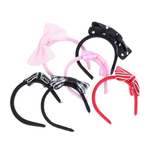 HOMOBABE 6 Stück Mini-Puppen-stirnbänder: Mädchen-partygeschenk, Schleifen-Stirnband, Anzieh-Schleife, Haarreifen Für Puppenhaus, Spielzubehör, Fotografie HOMOBABE 6 Stück Mini-Puppen-stirnbänder: Mädchen-partygeschenk, Schleifen-Stirnband, Anzieh-Schleife, Haarreifen Für Puppenhaus, Spielzubehör, Fotografie von HOMOBABE