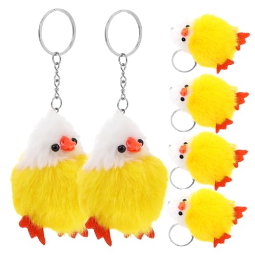 HOMOBABE 6 Stück Plüsch Küken Anhänger Flauschige Tier Schlüsselanhänger Mini Plüschhuhn Mini Hühnerfiguren Hühner Partygeschenke Hühner Schlüsselanhänger Hühnerspielzeug Für Mini HOMOBABE 6 Stück Plüsch Küken Anhänger Flauschige Tier Schlüsselanhänger Mini Plüschhuhn Mini Hühnerfiguren Hühner Partygeschenke Hühner Schlüsselanhänger Hühnerspielzeug Für Mini von HOMOBABE