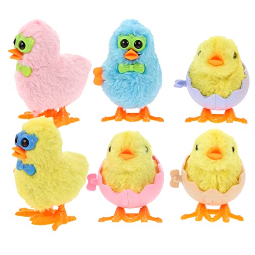 HOMOBABE 6 Stück Uhrwerk-Laufspielzeug Wind Gehen Hühnchenspielzeug zum Aufziehen Kind Laufspielzeug aufziehen Laufendes Huhn Laufendes aufziehen Plastik HOMOBABE 6 Stück Uhrwerk-Laufspielzeug Wind Gehen Hühnchenspielzeug zum Aufziehen Kind Laufspielzeug aufziehen Laufendes Huhn Laufendes aufziehen Plastik von HOMOBABE