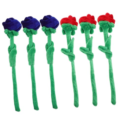 HOMOBABE 6 Stücke Plüsch Rosen Künstliche Baby Outdoor Spielzeug Auto Gefüllte Hause Blumenstrauß Hochzeit Blumen Rosen Spielzeug HOMOBABE 6 Stücke Plüsch Rosen Künstliche Baby Outdoor Spielzeug Auto Gefüllte Hause Blumenstrauß Hochzeit Blumen Rosen Spielzeug von HOMOBABE