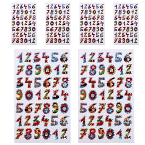 HOMOBABE 60 Blatt Glitzer Zahlenaufkleber für Bunte Aufkleber für DIY Bastelprojekte Schulprojekte und Wohnkultur Einfach Anzubringen Entfernen HOMOBABE 60 Blatt Glitzer Zahlenaufkleber für Bunte Aufkleber für DIY Bastelprojekte Schulprojekte und Wohnkultur Einfach Anzubringen Entfernen von HOMOBABE