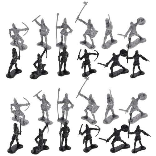 HOMOBABE 60Stücke Teiliges von Mittelalterlichen Soldatenfiguren aus Langlebigem Spielzeugsoldaten für Ritter und Archaic Soldiers für Kreative Rollenspiele und Sammlungen HOMOBABE 60Stücke Teiliges von Mittelalterlichen Soldatenfiguren aus Langlebigem Spielzeugsoldaten für Ritter und Archaic Soldiers für Kreative Rollenspiele und Sammlungen von HOMOBABE