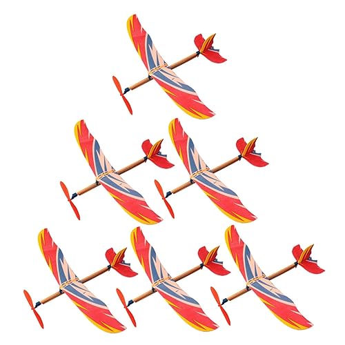 HOMOBABE 6stücke Teiliges Gummibandflugzeug Bastelspielzeug Für Fördert Kreativität Und Praktische Fähigkeiten Sicher Und Langlebig Für Outdoor-aktivitäten HOMOBABE 6stücke Teiliges Gummibandflugzeug Bastelspielzeug Für Fördert Kreativität Und Praktische Fähigkeiten Sicher Und Langlebig Für Outdoor-aktivitäten von HOMOBABE