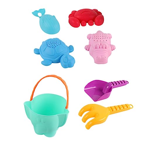 HOMOBABE 7Stücke Teiliges Sandspielzeug Set für Lustige Strandspielzeuge mit Bunten Formen für Kreative Spiele und Praktische Fähigkeiten Am Strand Sandkasten HOMOBABE 7Stücke Teiliges Sandspielzeug Set für Lustige Strandspielzeuge mit Bunten Formen für Kreative Spiele und Praktische Fähigkeiten Am Strand Sandkasten von HOMOBABE