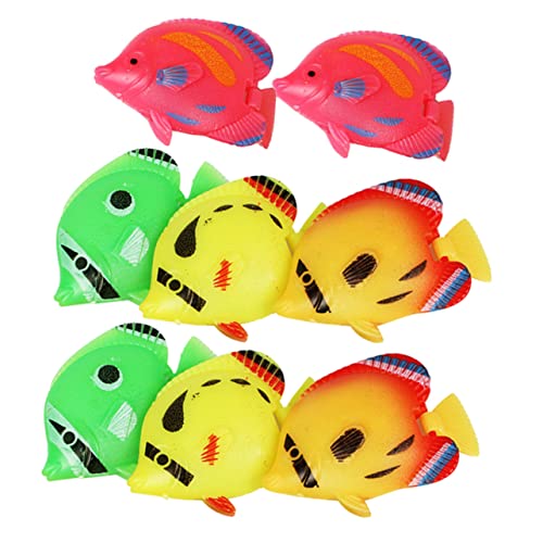HOMOBABE 8 Stück Simuliertes gefälschtes Fischspielzeug Dekoration künstlich Fischglas -Aquarium Fischtanks Schwebend Fischdekor aus Kunststoff realistisches Goldfischdekor Plastik HOMOBABE 8 Stück Simuliertes gefälschtes Fischspielzeug Dekoration künstlich Fischglas -Aquarium Fischtanks Schwebend Fischdekor aus Kunststoff realistisches Goldfischdekor Plastik von HOMOBABE