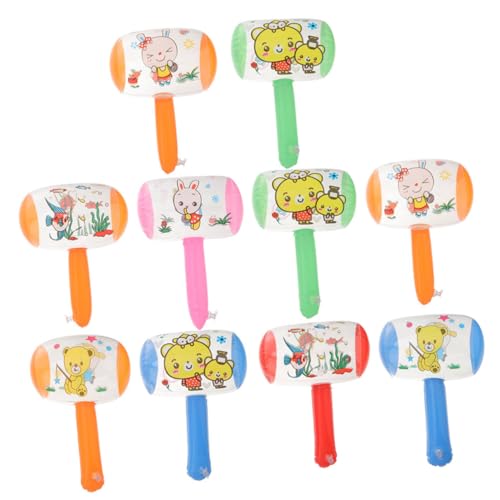 HOMOBABE 8 Stück Teiliges Aufblasbares Hammer Glocke Lustiger Cartoon Mallet Strapazierfähig und Sicher für Poolpartys Geburtstage Weihnachtsfeiern und Zufällige Farbe Zufällige Farbe von HOMOBABE