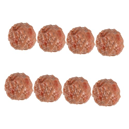 HOMOBABE 8Stücke Künstliche Rindfleisch Fleischbällchen aus Teiliges für Fotografie Küchen Dekoration und Supermarkt Präsentation Realistisches Fleisch mit Lebensechtem Design HOMOBABE 8Stücke Künstliche Rindfleisch Fleischbällchen aus Teiliges für Fotografie Küchen Dekoration und Supermarkt Präsentation Realistisches Fleisch mit Lebensechtem Design von HOMOBABE