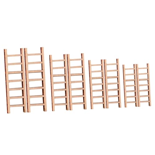 HOMOBABE 8Stücke Mini Leiter aus Teiliges für Mikro Landschaften und Puppenhäuser Sicher für Miniaturgärten und Kreative DIY Projekte Stilvolles Design HOMOBABE 8Stücke Mini Leiter aus Teiliges für Mikro Landschaften und Puppenhäuser Sicher für Miniaturgärten und Kreative DIY Projekte Stilvolles Design von HOMOBABE