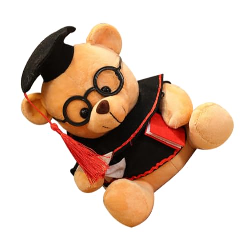 HOMOBABE Abschluss Bär Plüschtier mit Doktorhut Süßer Abschluss Bär für Graduierungsfeiern zur des Schulabschlusses Weiches und Kuscheliges Stofftier Perfektes Erinnerungsstück für HOMOBABE Abschluss Bär Plüschtier mit Doktorhut Süßer Abschluss Bär für Graduierungsfeiern zur des Schulabschlusses Weiches und Kuscheliges Stofftier Perfektes Erinnerungsstück für von HOMOBABE