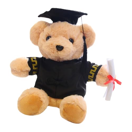 HOMOBABE Abschlussgeschenk Plüschbär Zum Kindergartenabschluss Abschlussbären Ausgestopfte Bären Plüsch Pp Baumwolle von HOMOBABE
