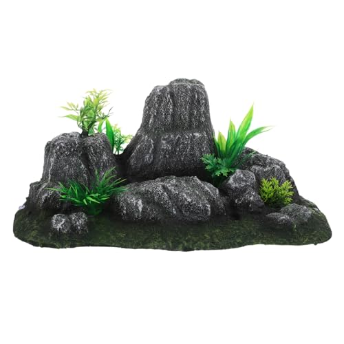HOMOBABE Aquarium Dekoration Aquarium Steingarten Landschaft Reptilien Tank Zubehör Künstliche Steingarten Statue Aquarium Zubehör Künstlicher Aquarium Felsen Fischtank Zubehör von HOMOBABE