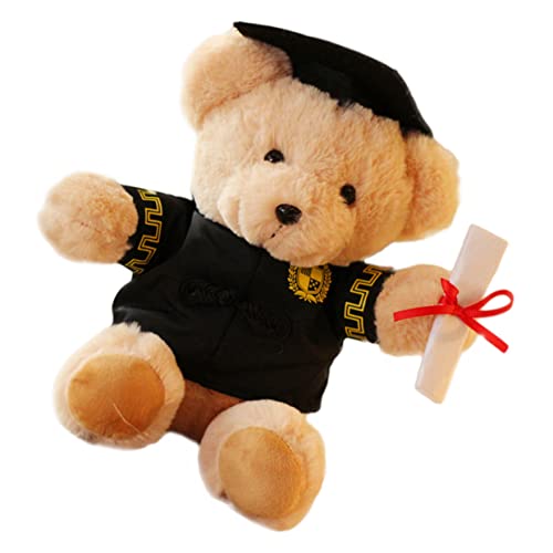 HOMOBABE Arzt Hut Puppe Plüschpuppe Bär Ausgestopftes Tierspielzeug Dekorativer Bär Abschlussparty Cartoon-bär Abschluss Bär Gefüllte Puppen Plüschtiere Khaki Pp Baumwolle HOMOBABE Arzt Hut Puppe Plüschpuppe Bär Ausgestopftes Tierspielzeug Dekorativer Bär Abschlussparty Cartoon-bär Abschluss Bär Gefüllte Puppen Plüschtiere Khaki Pp Baumwolle von HOMOBABE