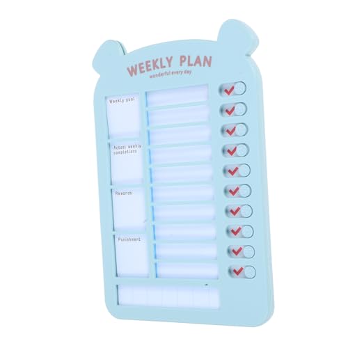 HOMOBABE Aufgabenplaner Selbstdisziplin Tracker Anpassbare für Gewohnheiten und Planungsboard Organisationsfähigkeiten Robustes und Langlebiges Design für Alltag von HOMOBABE