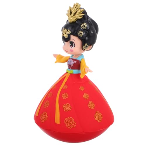 HOMOBABE Baby-Musical-Harz-Cartoon-Tumbler-Puppe Für Spaß in Der Bauchzeit Mit Farbenfrohem Design. Chinesische -dynastie-Figur, Chinesische Traditionelle Puppe von HOMOBABE