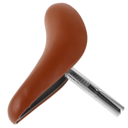 HOMOBABE Bequemer Fahrradsitz für Extra Dickes Kissen Passform für Laufräder und Kinderfahrräder Hellbraun Einfache Installation von HOMOBABE