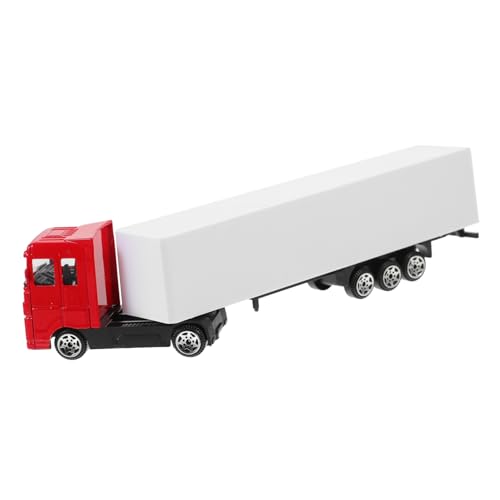 HOMOBABE Container LKW Modell aus Legierung Realistisches für rutschfest und Langlebig für Gemeinsames und Glückliche von HOMOBABE