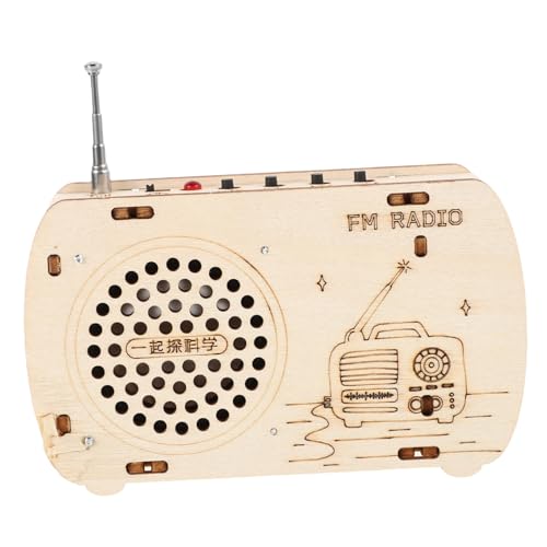 HOMOBABE DIY Holzradio Bausatz für Interaktives Stem für Elektronik Experimente Pädagogisches Modell Kreativität und Kritischem für Junge von HOMOBABE