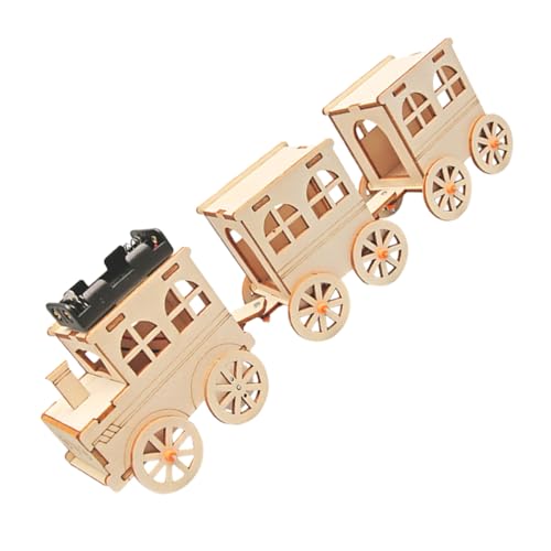 HOMOBABE DIY Holzspielzeug Zug für Modellbau Set Unbemaltes Holz Bastelset für Kreative Spielstunden Sicherer Umgang und Einfache Montage für Eltern Junge Mädchen Interaktion HOMOBABE DIY Holzspielzeug Zug für Modellbau Set Unbemaltes Holz Bastelset für Kreative Spielstunden Sicherer Umgang und Einfache Montage für Eltern Junge Mädchen Interaktion von HOMOBABE