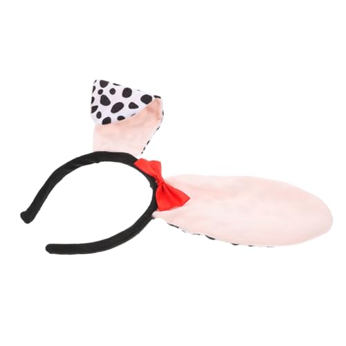 HOMOBABE Dalmatiner Ohren Stirnband für Damen Flauschige Hundekostüm Accessoires für Halloween Mottopartys und Cosplay Süßes Design für Bequem und Druckfrei HOMOBABE Dalmatiner Ohren Stirnband für Damen Flauschige Hundekostüm Accessoires für Halloween Mottopartys und Cosplay Süßes Design für Bequem und Druckfrei von HOMOBABE