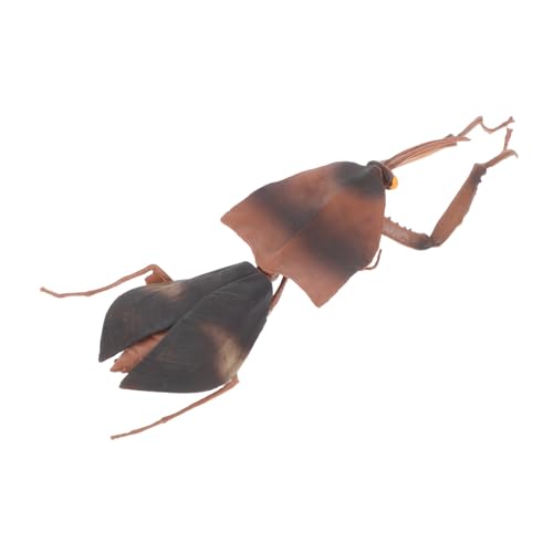 HOMOBABE Dead Leaf Mantis Insekt Model Realistische Mantis Figur Garten Ornament Wissenschaft Lernspielzeug Lebensechte Mantis Skulptur von HOMOBABE