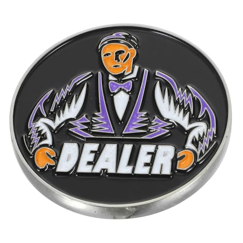 HOMOBABE Dealer Button Poker Guard Robuster Metalldekoder Für Poker Langlebiges Pokerzubehör Für Spiele Als Party- HOMOBABE Dealer Button Poker Guard Robuster Metalldekoder Für Poker Langlebiges Pokerzubehör Für Spiele Als Party- von HOMOBABE