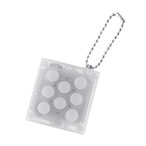 HOMOBABE Dekomprimieren Squeeze Gadget für Stressabbau Schlüsselanhänger für Erwachsene Lustiges Druckspielzeug Weiß von HOMOBABE