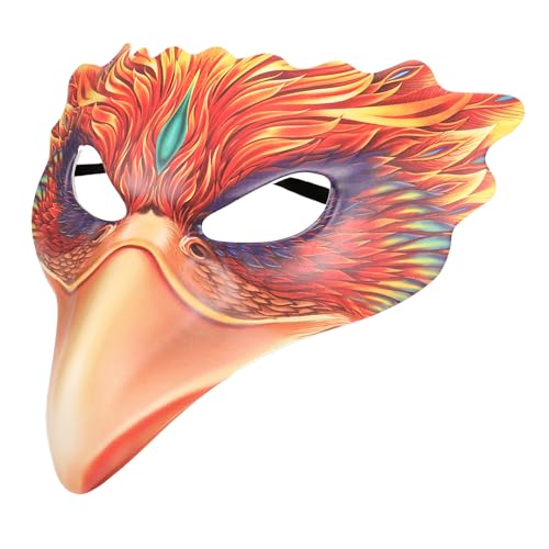 HOMOBABE Dekorative Vogelmaske Für Halloween Kreative Maskerade Maske Halbseitige Kostüm Maske Für Partys Und Karneval Für Fasching Und Motto Events von HOMOBABE