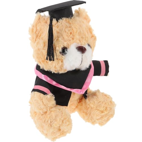 HOMOBABE Dr. Bärenpuppe Abschluss Bär Dekorativer Graduierungs-plüschbär Abschluss Plüschbär Abschlussbären Graduierung Plüsch Bärenpuppe Abschluss Ausgestopfter Bär Pp Baumwolle von HOMOBABE