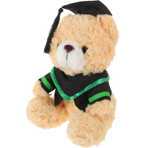 HOMOBABE Dr. Bärenpuppe Plüsch-abschlussbärenpuppe Abschluss Bär Cartoon-bär-Puppe Abschlussbär- Abschluss Plüschbär Partyversorgung Cartoon-plüschbär Pp Baumwolle von HOMOBABE
