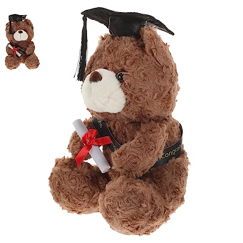 HOMOBABE Dr. Bärenpuppe überraschungstüte Regal Abschlussgeschenkidee wischtelgeschenk Stuffed Soft Toys The Present Abschlussplüschbärengeschenke Abschluss Plüschbär Bär Plüsch PP Baumwolle von HOMOBABE