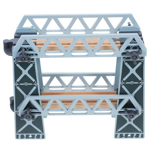 HOMOBABE Eisenbahnbrücke Modell Holzeisenbahn Gleiszubehör Quereisenbahn Modelleisenbahn Gleise Holzeisenbahn Zubehör Holzeisenbahn Tunnel Eisenbahn Gleis Modellteile Kunststoff von HOMOBABE
