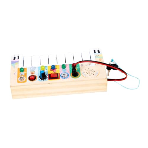 HOMOBABE Elektronisches Klavier für Tragbares Musikspielzeug LED Lichtern Fördert Musikverständnis und Hand Augen Koordination für Kleinkinder und Vorschulkinder von HOMOBABE