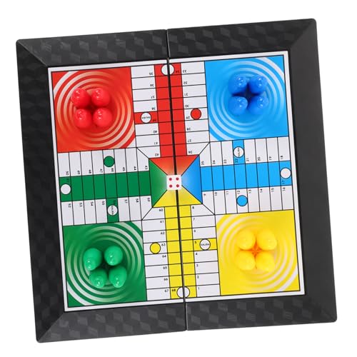 HOMOBABE Flying Chess Spielset Tragbares Outdoor Spiel für Familien Fördert und Strategisches bei Ausflügen und Camping Zubehör HOMOBABE Flying Chess Spielset Tragbares Outdoor Spiel für Familien Fördert und Strategisches bei Ausflügen und Camping Zubehör von HOMOBABE